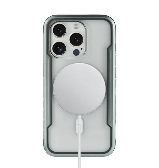 Asker Case For iPhone 15 Pro Max - Black/Silver