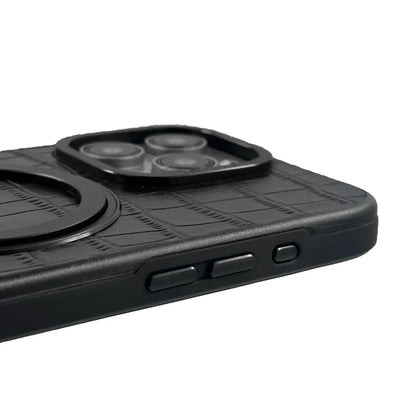 Javan Pro Series For iPhone 15 Pro Max Leather case - Black