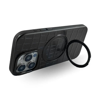 Javan Pro Series For iPhone 15 Pro Max Leather case - Black