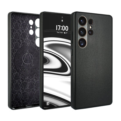 Caspian Vegan Leather Case For S25 Ultra - Black