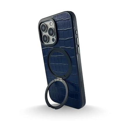 Javan Pro Series For iPhone 15 Pro Max Leather case - Blue