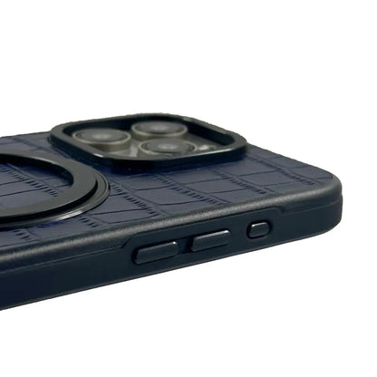 Javan Pro Series For iPhone 15 Pro Max Leather case - Blue