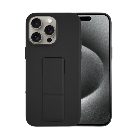 Tank Vegan Leather Case For iPhone 15 Pro Max - Black