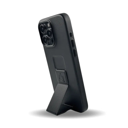 Tank Vegan Leather Case For iPhone 15 Pro Max - Black