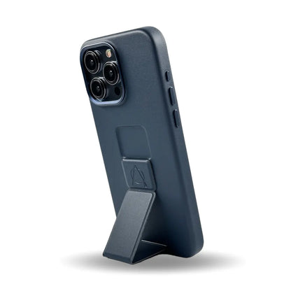 Tank Vegan Leather Case For iPhone 15 Pro Max - Blue