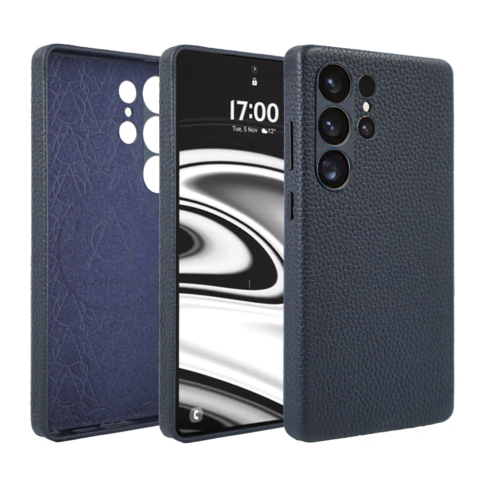 Amur Genuine Leather Case For S25 Ultra – Brown