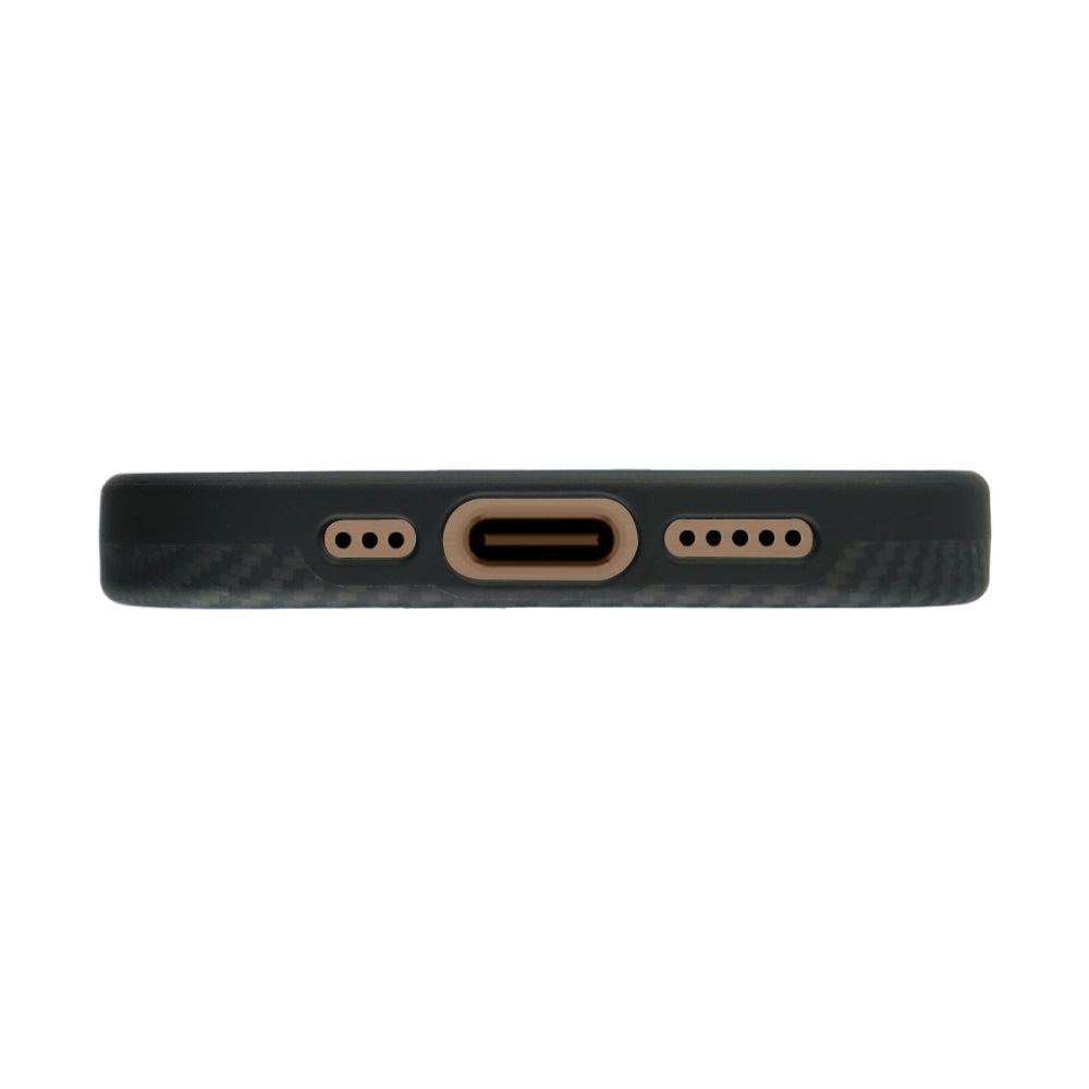 Savar 600D Aramid Fiber Case For iPhone 16 Pro-Black