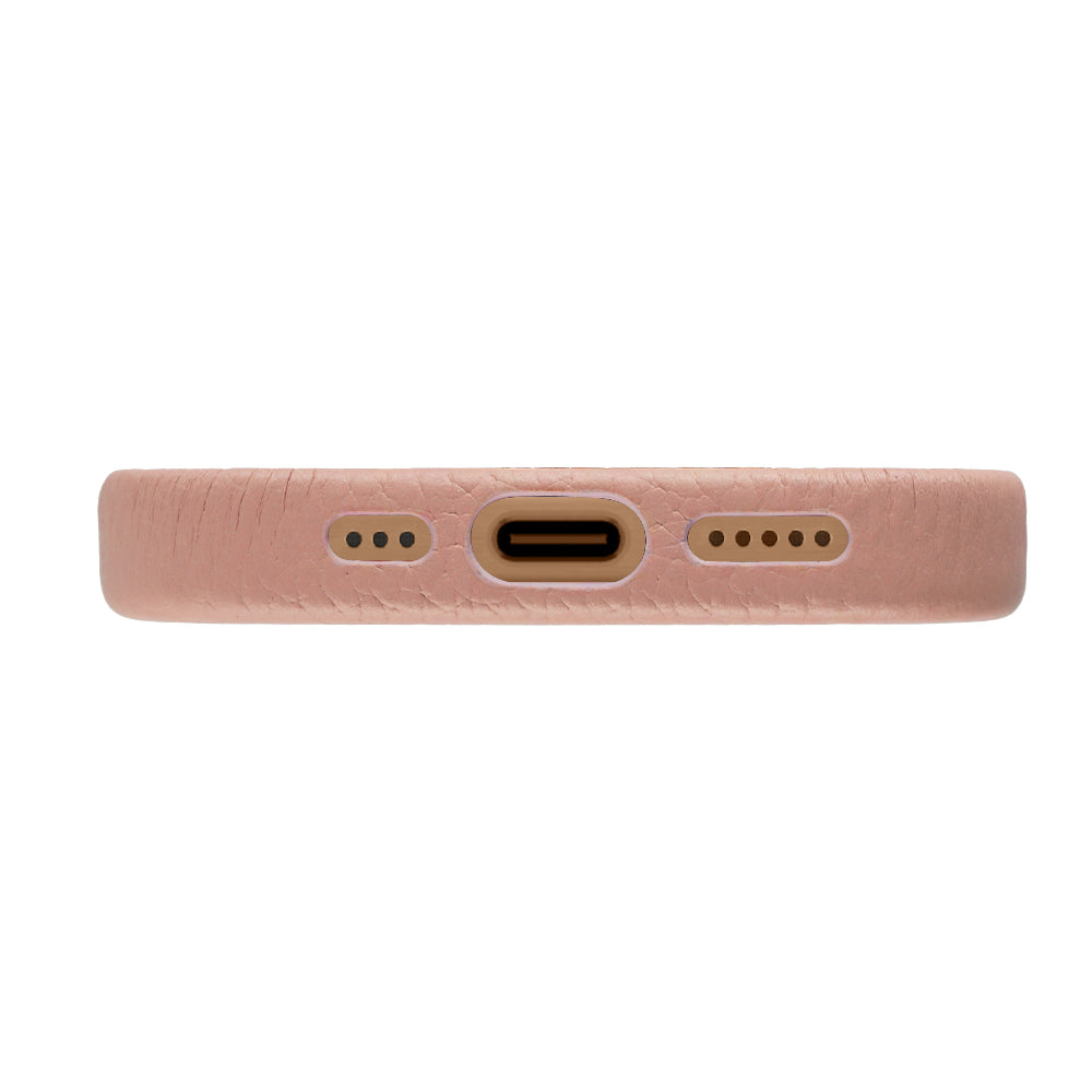 Amur Leather Case For iPhone 16 Series – Pink