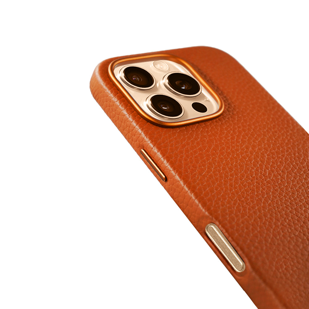 Amur Leather Case For iPhone 16 Series – Brown