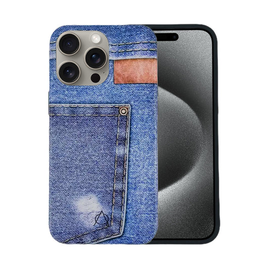 Denim Case For iPhone 15 Series - Blue