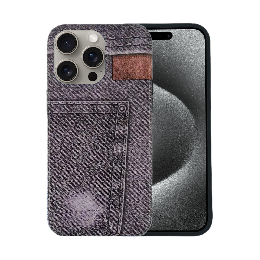 Denim Case For iPhone 15 Series - Blue