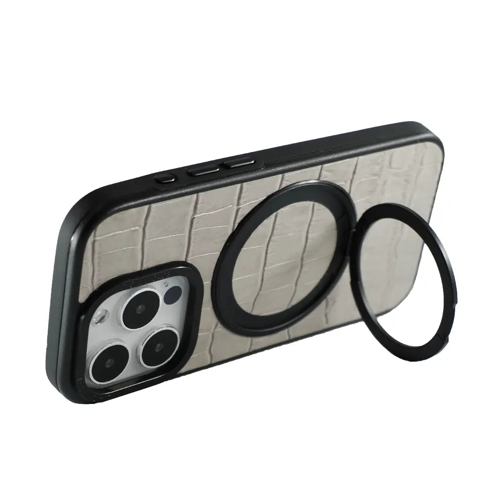 Javan Pro Leather Case For iPhone 15 Series – Gray