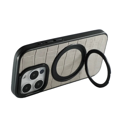Javan Pro Leather Case For iPhone 15 Series – Gray