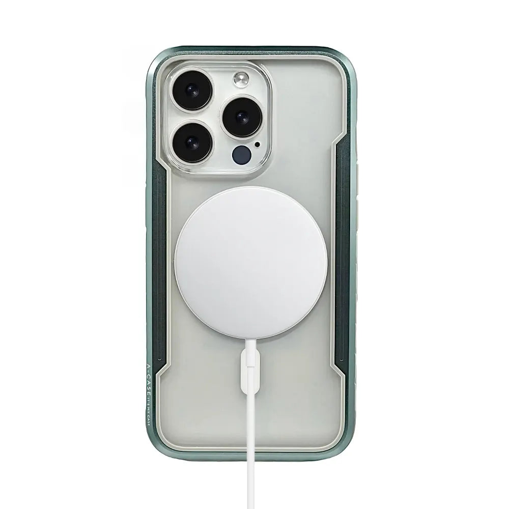 Asker Case For iPhone 15 Pro Max - Silver