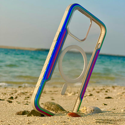 Asker Case For iPhone 15 Pro Max - Rainbow