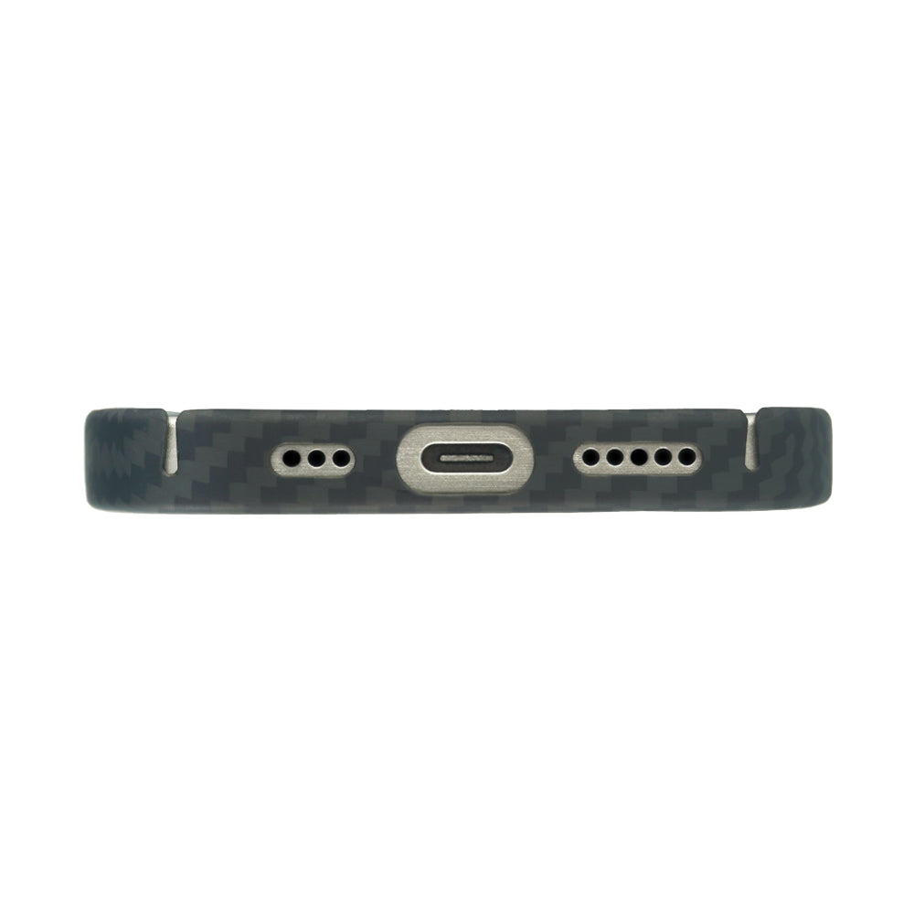 Kavar 1500D Aramid Fiber Case For iPhone 16 Series - Black