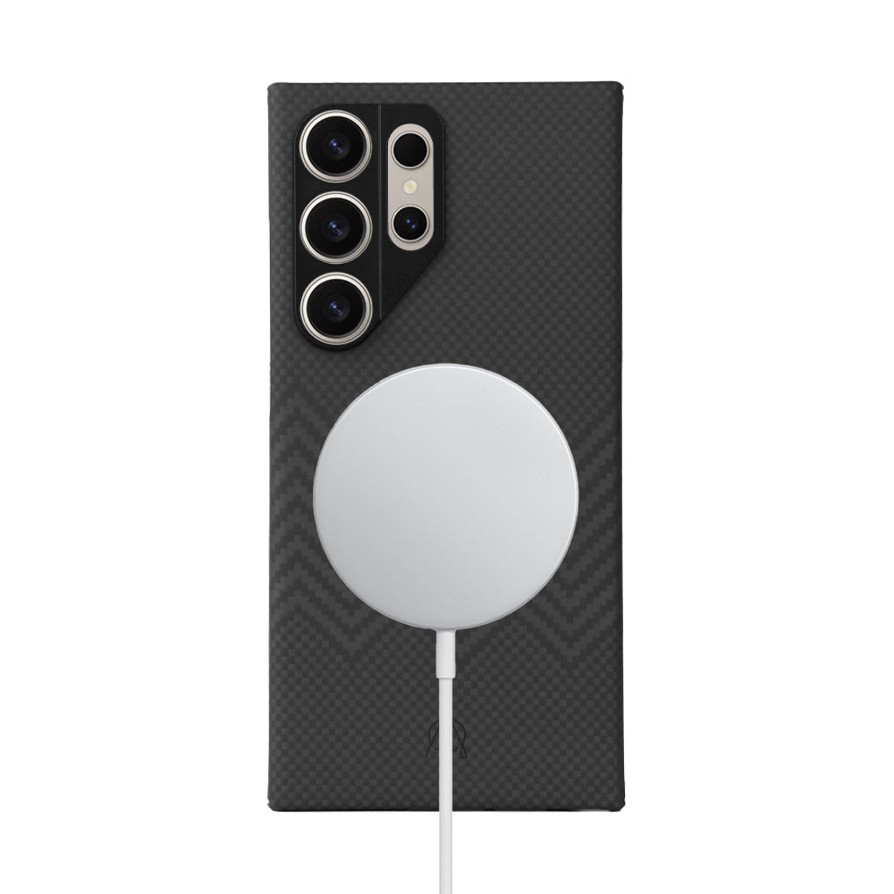 ZikZak Aramid Fiber Case For S24 Ultra – Black