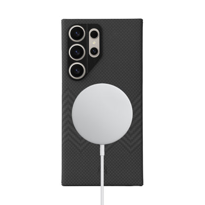 ZikZak Aramid Fiber Case For S24 Ultra – Black