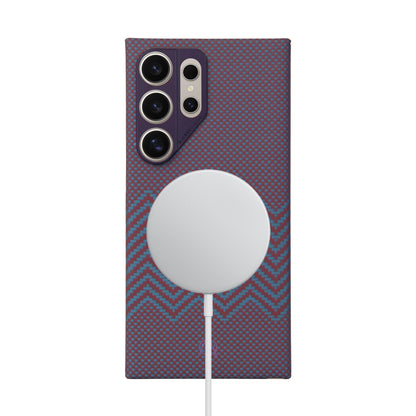 ZikZak Aramid Fiber Case For S24 Ultra – Purple