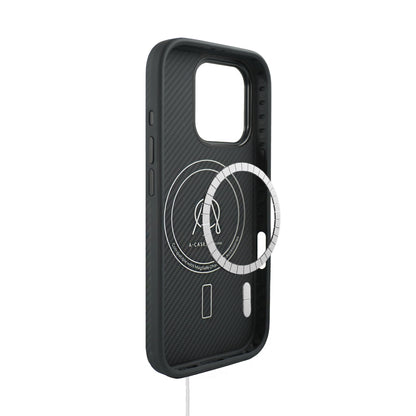 Savar 600D Aramid Fiber Case For iPhone 16 Pro-Black