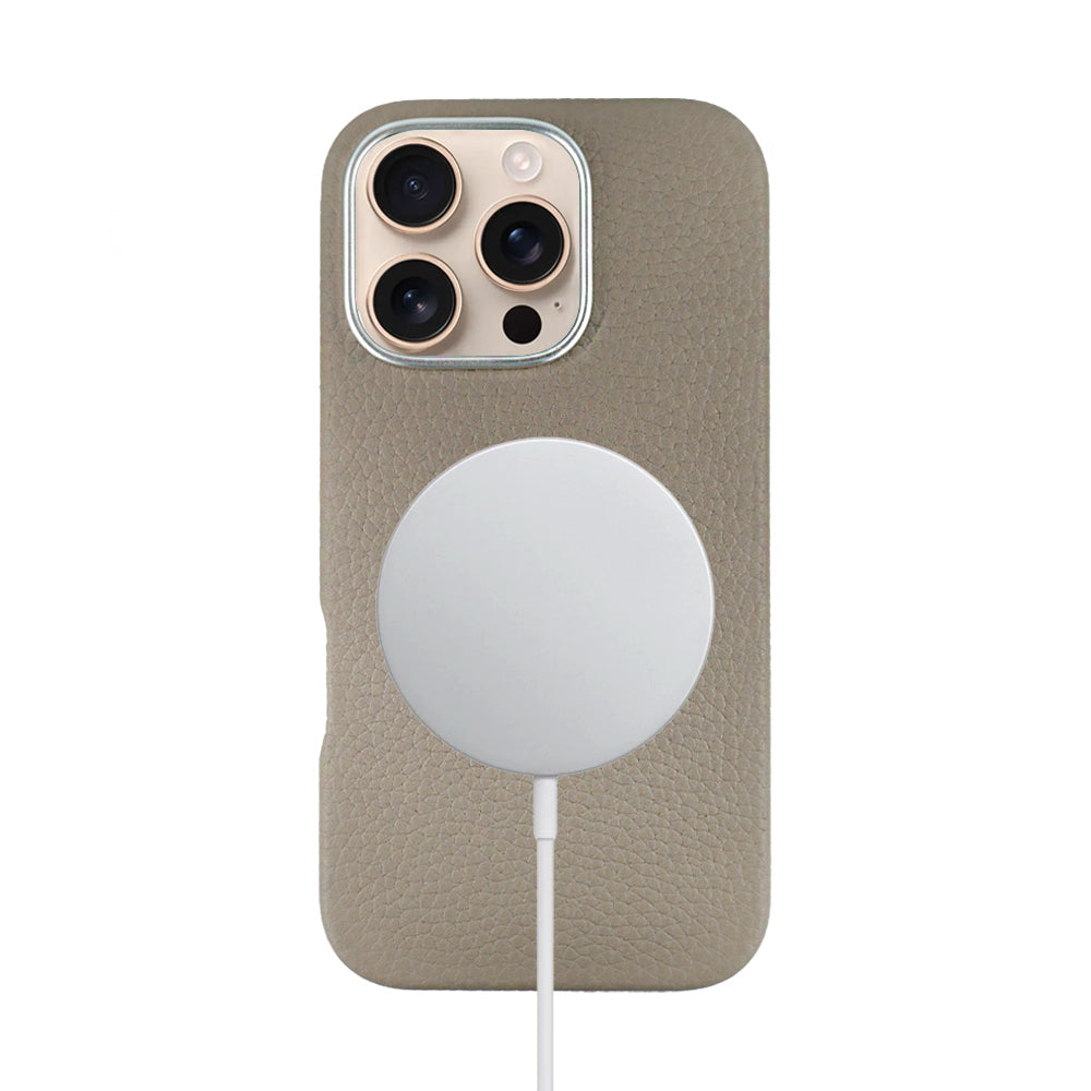 Amur Leather Case For iPhone 16 Series – Gray