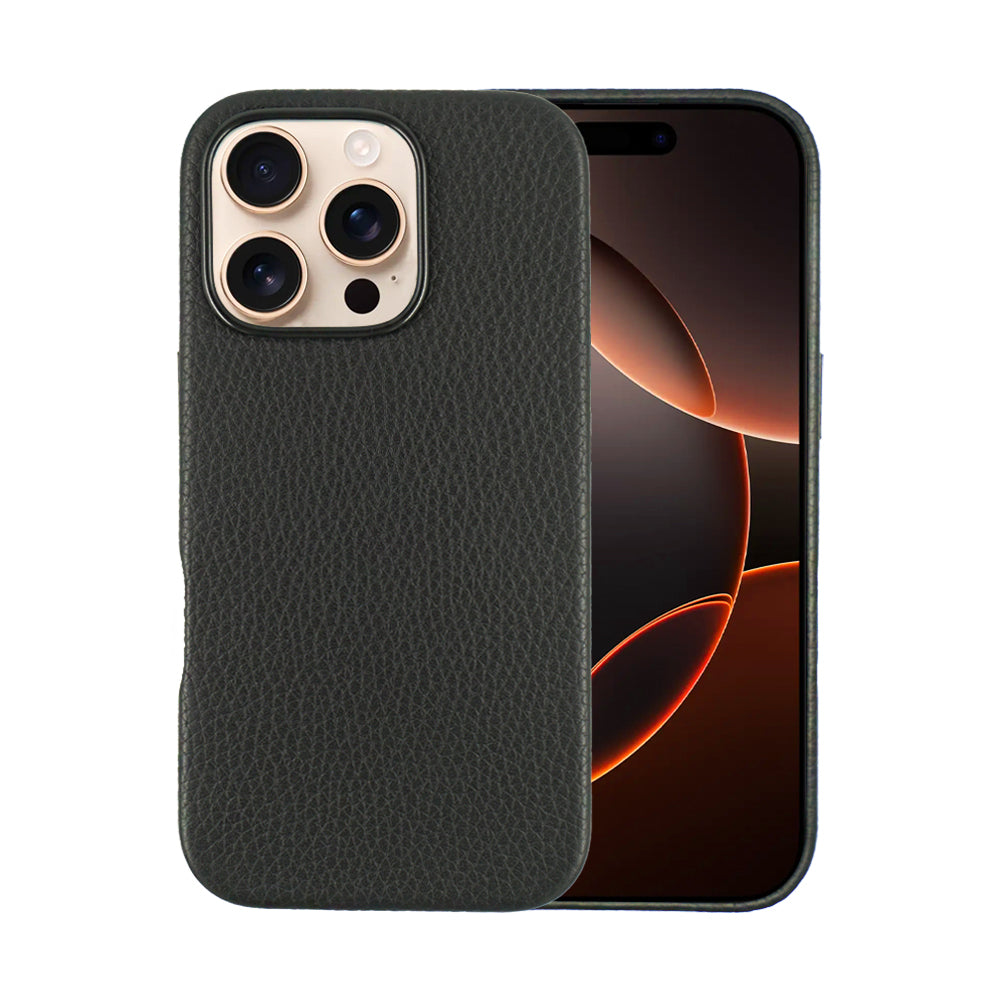 Amur Leather Case For iPhone 16 Series – Gray