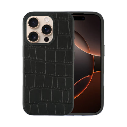 Javan Leather Case For iPhone16 Series – Black