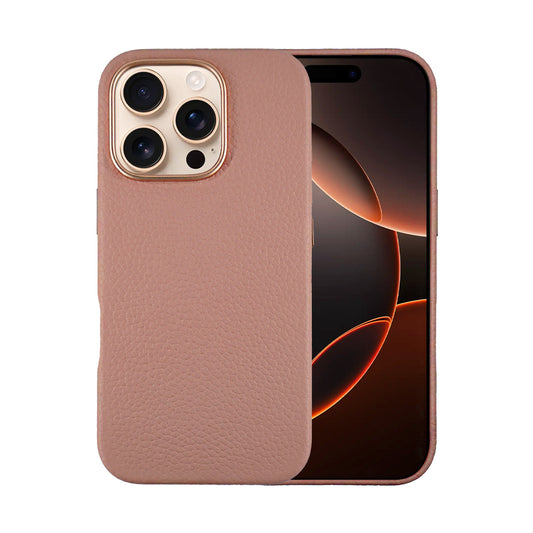 Amur Leather Case For iPhone 16 Series – Pink