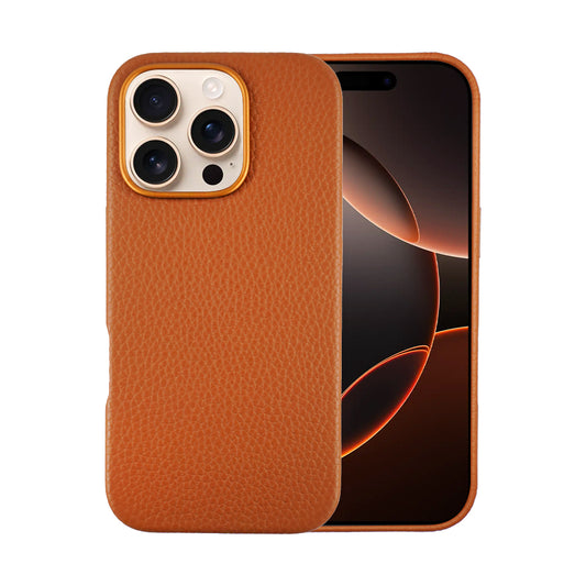 Amur Leather Case For iPhone 16 Series – Brown