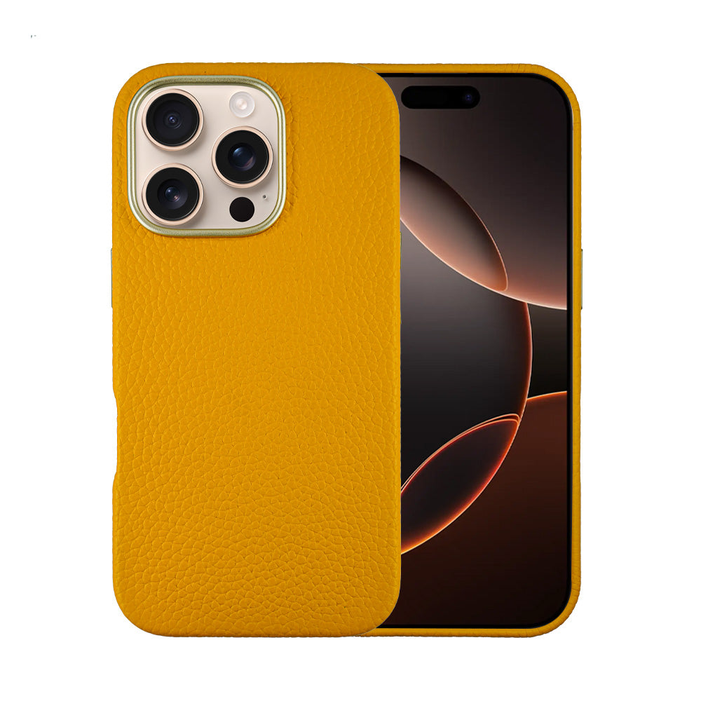 Amur Leather Case For iPhone 16 Series – Gray