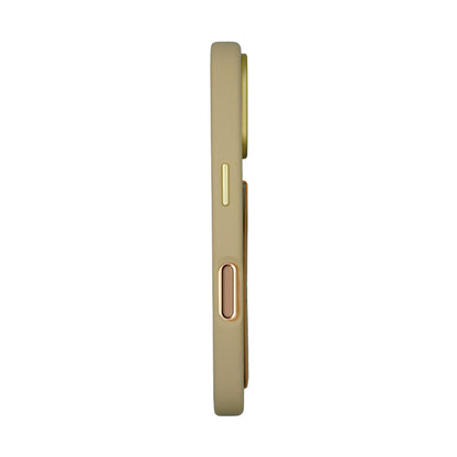 Tank Vegan Leather Case For iPhone 16 Series-Beige