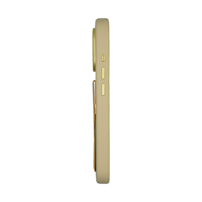 Tank Vegan Leather Case For iPhone 16 Series-Beige