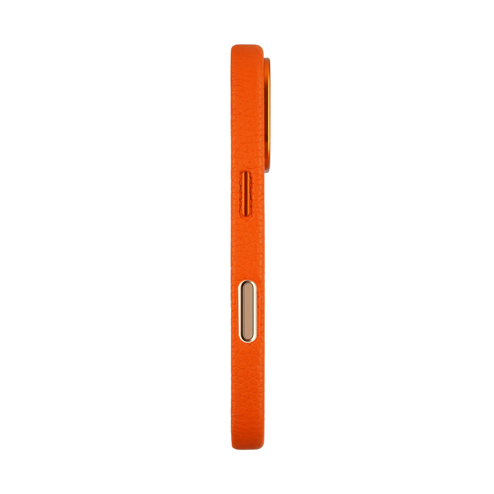 Amur Leather Case For iPhone 16 Series – Orange