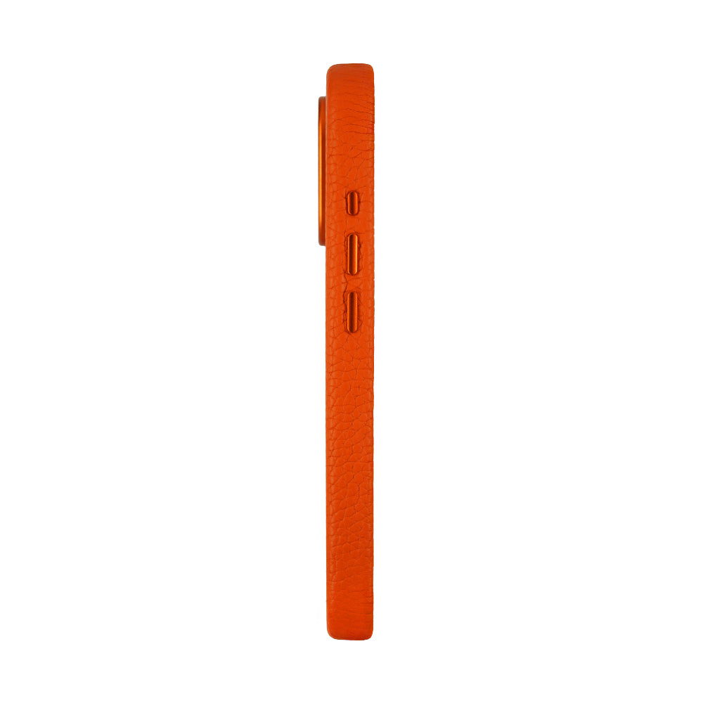 Amur Leather Case For iPhone 16 Series – Orange