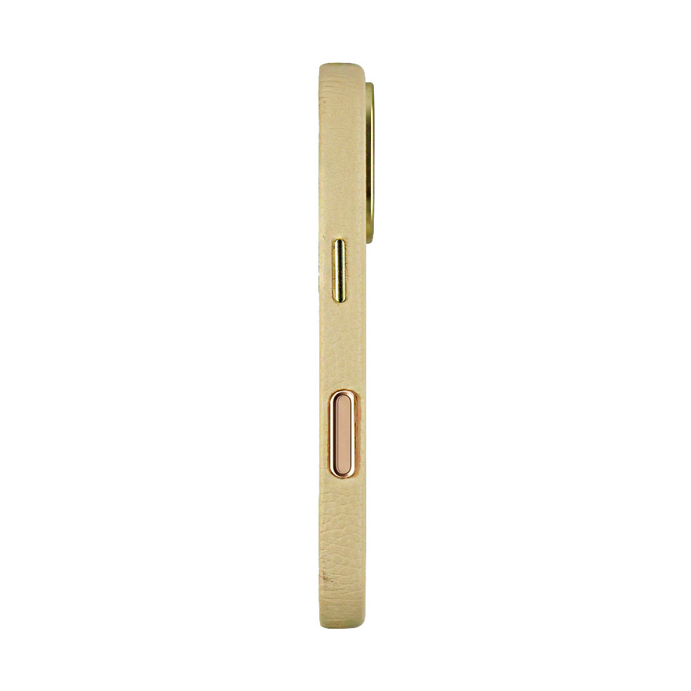 Amur Leather Case For iPhone 16 Series – Beige