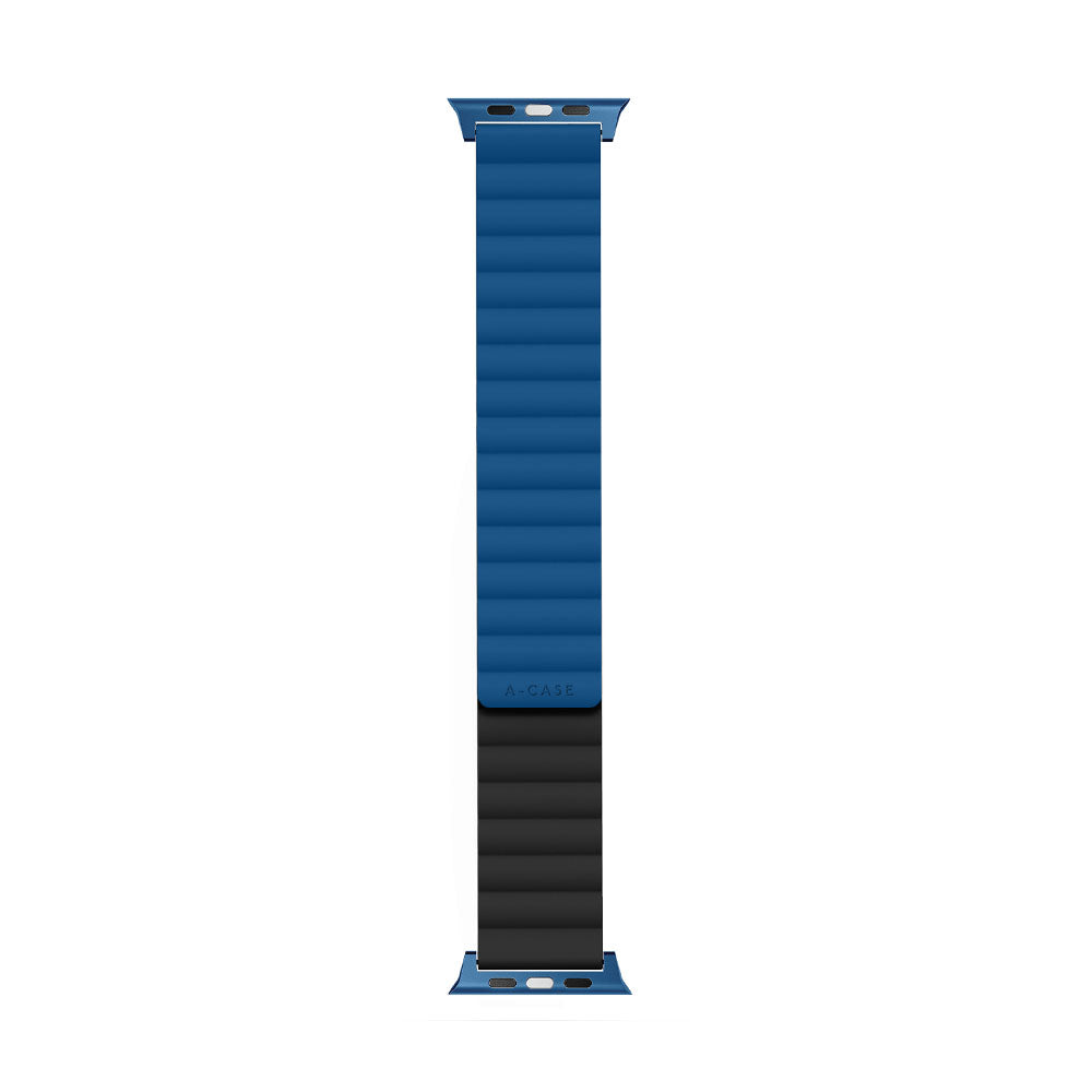 Invix Apple Watch Silicone Magnetic Band-Blue/Black