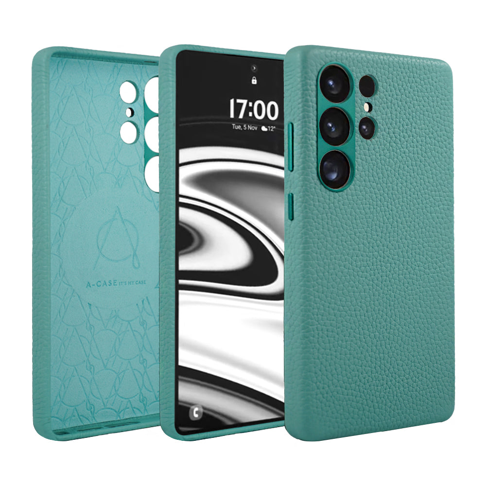 Amur Genuine Leather Case For S25 Ultra – Brown