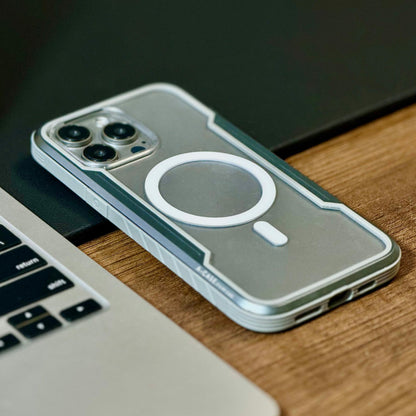 Asker Case For iPhone 15 Pro Max - Silver