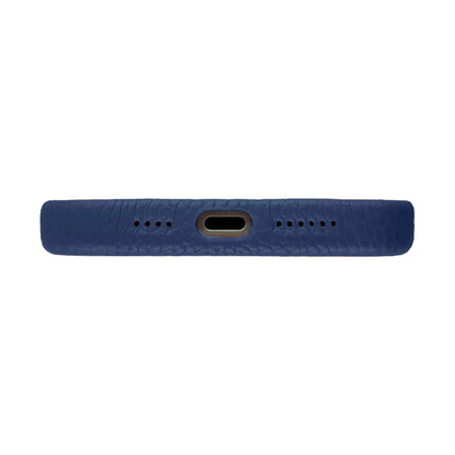 Amur Leather Case For iPhone 15 Series - Blue