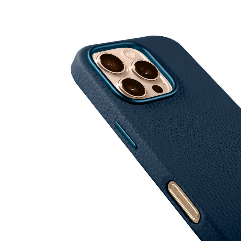 Amur Leather Case For iPhone 16 Series – Blue