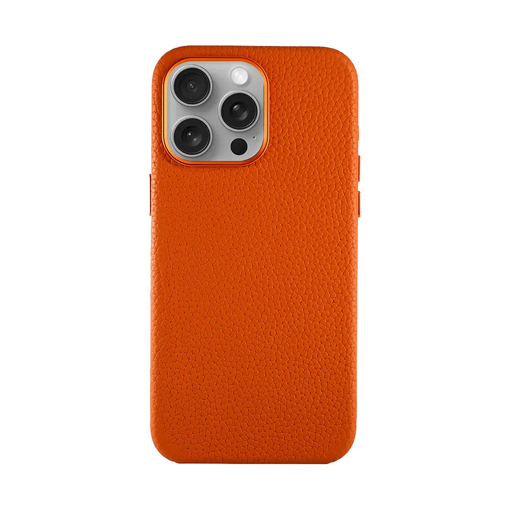 Amur Leather Case For iPhone 15 Series - Orange