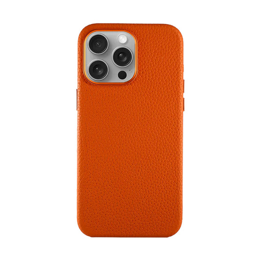 Amur Leather Case For iPhone 15 Series - Orange