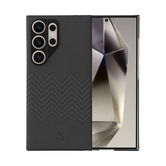 ZikZak Aramid Fiber Case For S24 Ultra – Black