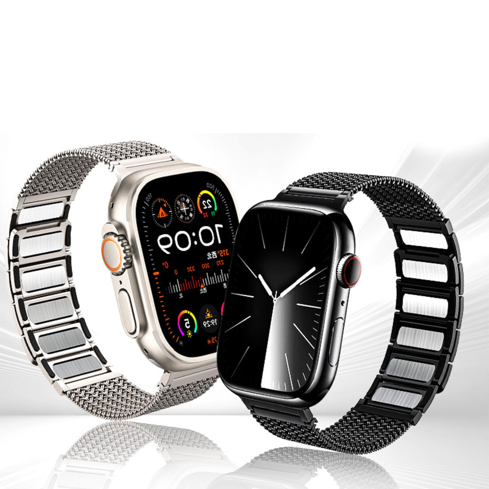 Hasir Apple Watch Magnetic steel Band – Titanium