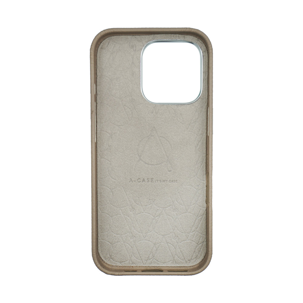 Amur Leather Case For iPhone 16 Series – Gray