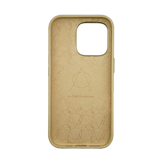 Amur Leather Case For iPhone 16 Series – Beige