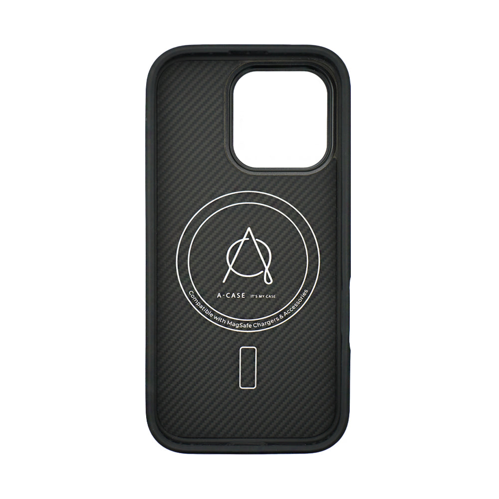 Savar 600D Aramid Fiber Case For iPhone 16 Pro-Black