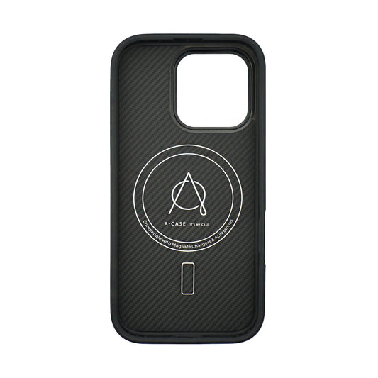 Savar 600D Aramid Fiber Case For iPhone 16 Pro-Black