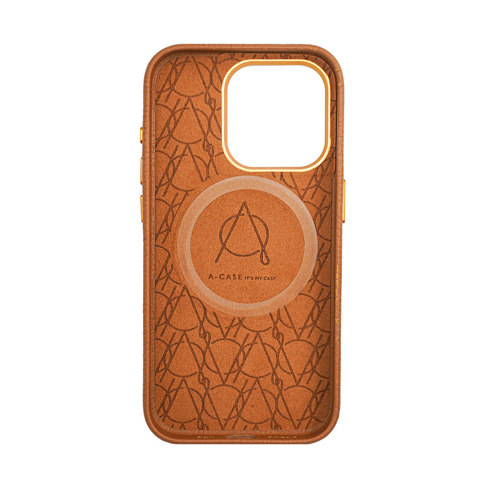 Amur Leather Case For iPhone 15 Series - Brown