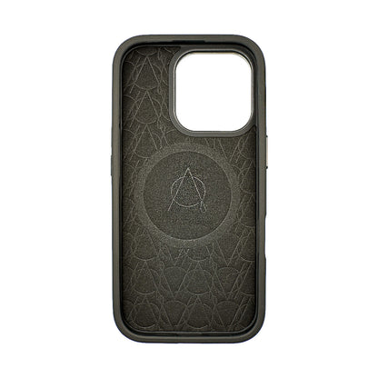 Ambar Leather Case For iPhone 16 Series – Black